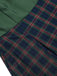 Grün 1940er Plaids Patchwork Ärmellos Kleid
