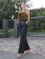 Gold 1930er Wasserfallausschnitt Pailletten Jumpsuit