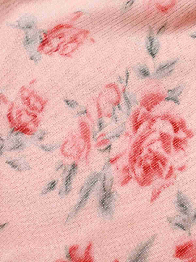 Rosa 1930er Rose Seide Netz Meerjungfrauenkleid