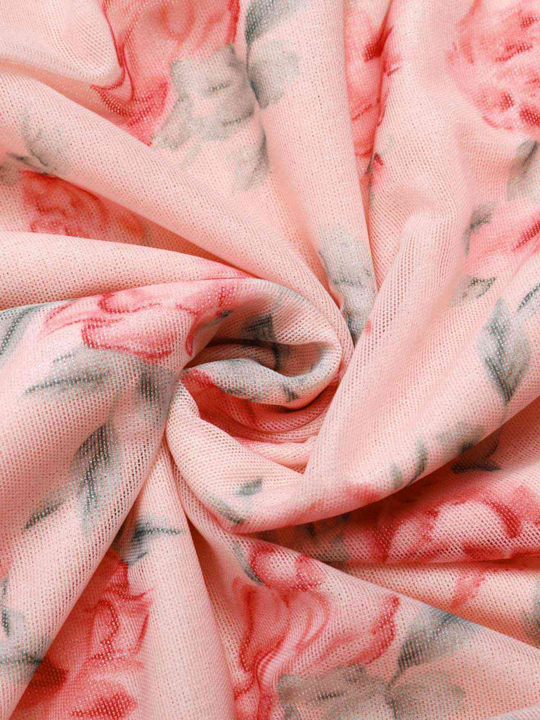 Rosa 1930er Rose Seide Netz Meerjungfrauenkleid