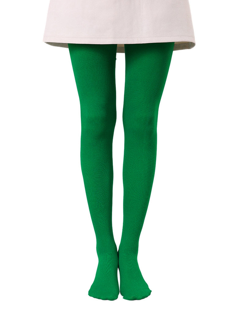 Aquagrün Farbig Vollfuß Strumpfhosen Pantyhose