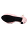 Perle Bogen Spitze Peep Toe High Heels Sandalen