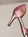 Vintage Solide Peep Toe Hohl Slip-On Hohe Absätze