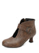 Boots mit Cut-out und Blockabsatz