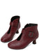 Boots mit Cut-out und Blockabsatz