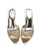 Pumps mit Glitzer und Zehen