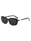 Vintage Sonnenbrille mit Perlen und eckigem Rahmen