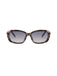 Schwarze Vintage Sonnenbrille mit Perlen und Square