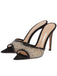 Sandalen mit Spitz und High Heel