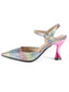 Retro Pumps mit Knöchelriemen und Gradient