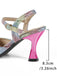 Retro Pumps mit Knöchelriemen und Gradient