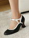Vintage Elegant Schuhe mit Spitz und Cone