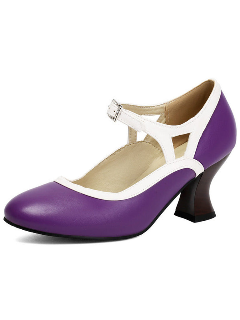 Vintage Elegant Schuhe mit Spitz und Cone