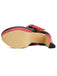 Vintage Pumps mit Farbblock und Mary Jane
