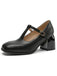 Schuhe mit Mary Jane und T-Riemchen