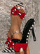 Pumps mit Schleife und Streifen