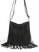 Vintage Boho Tasche mit verstellbarer Träger und Fransen