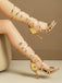 Vintage Stiletto-Schuhe mit Knöchelriemen