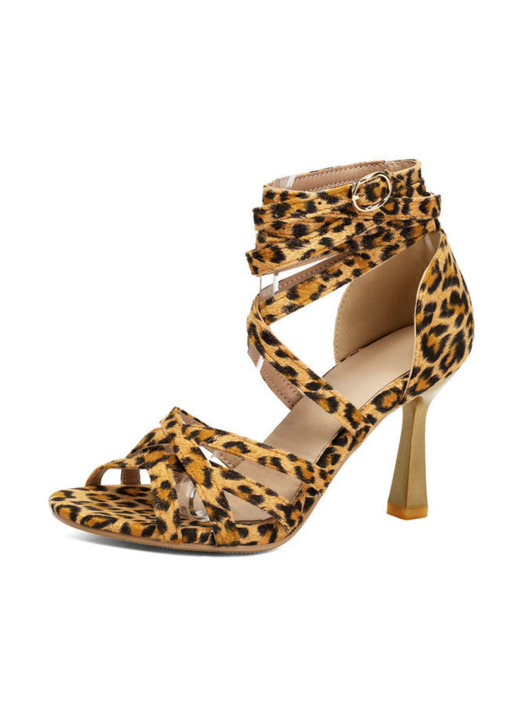Vintage Stiletto-Schuhe mit Knöchelriemen