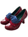 Retro Pumps mit Polka-Dots und Blockabsatz