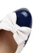 Retro Runder Zeh Bogen High Heels Schuhe