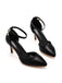 Spitze Leder Stilettoabsatz Schuhe