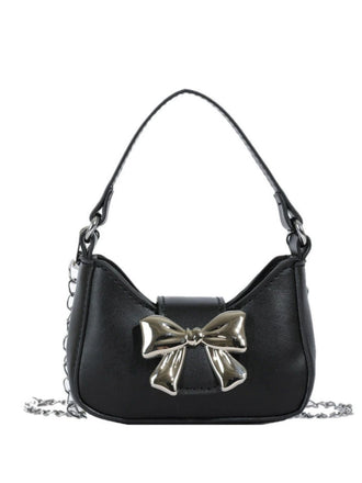 Vintage Leder Bogen Handtasche