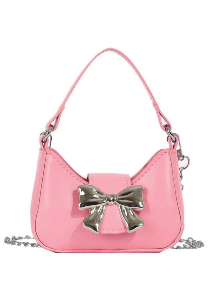 Vintage Leder Bogen Handtasche