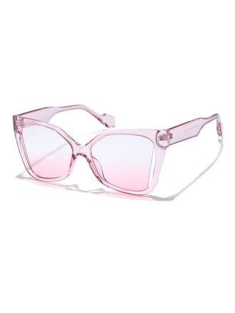 Vintage Plastik Quadratischem Rahmen Sonnenbrille