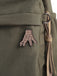 Halloween Accessoire Brosche mit Zombie-Hand
