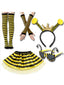Bienen-Kostüm-Accessoire-Set mit Rock und Fühler-Haarreif