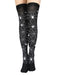 Schwarzes Halloween-Accessoire-Set mit Spinnennetz-Umhang