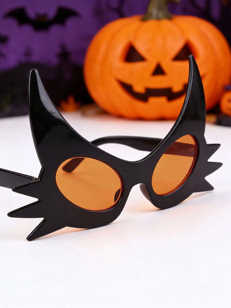 Schwarze Catwoman Halloween-Cosplay-Brille