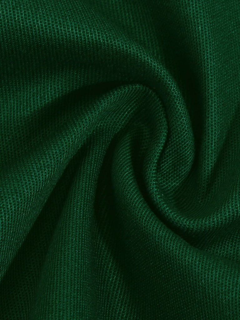 Schwarz 1950ER HOHE TAILLE V-AUSSCHNITT SWING KLEID