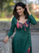1950ER LANGE ÄRMEL PATCHWORK PLAID KLEID