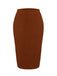 2PCS VINTAGE LANGE ÄRMEL PENCIL KLEID