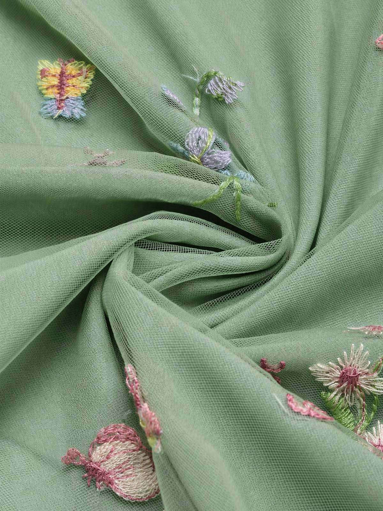 50er Kleid mit Schmetterlings und Patchwork in Schwarz