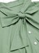 50er Kleid mit Schmetterlings und Patchwork in Schwarz