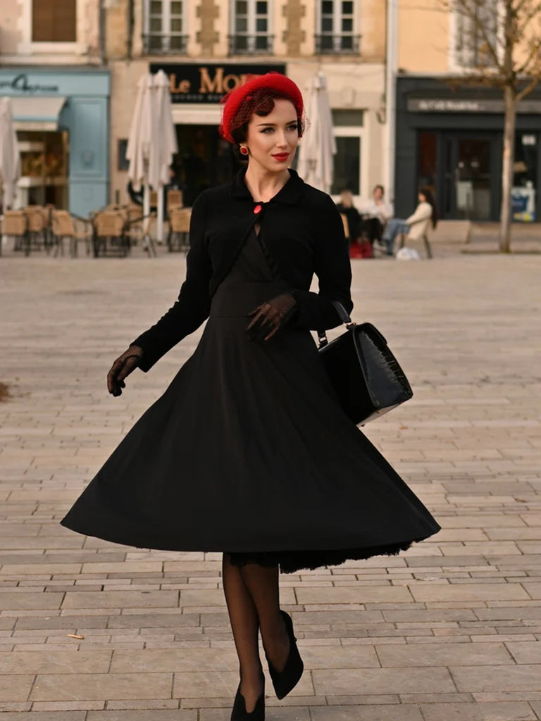 [Vorverkauf] SCHWARZE STRICKJACKE AUS STRICKSTRICK