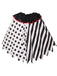 Schwarz & Weiß 1950er Halloween Horror Clown Cosplay Cape