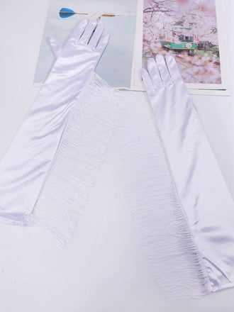 Vintage Franse Oper & Party Lange Handschuhe