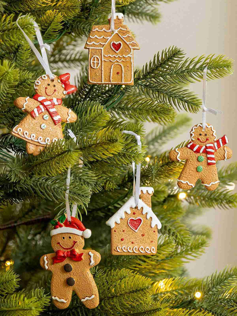 Vintage Weihnachten Lebkuchenmann Ornamente