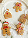 Vintage Weihnachten Lebkuchenmann Ornamente
