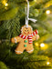Vintage Weihnachten Lebkuchenmann Ornamente