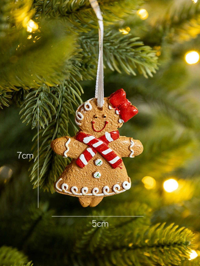 Vintage Weihnachten Lebkuchenmann Ornamente