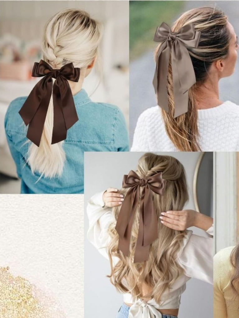 Retro Satin- mit Schleife und Ribbon