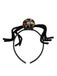 Schwarz Halloween Haarreif mit Leoparden-Print und Spinne
