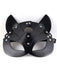 Schwarze Halloween-Cosplay-Maske mit Hörnern