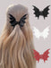 Vintage Gothic Haarspange mit Fledermausflügeln