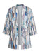 70er Geometrie-Set mit Cardigan, Crop-Top und Shorts